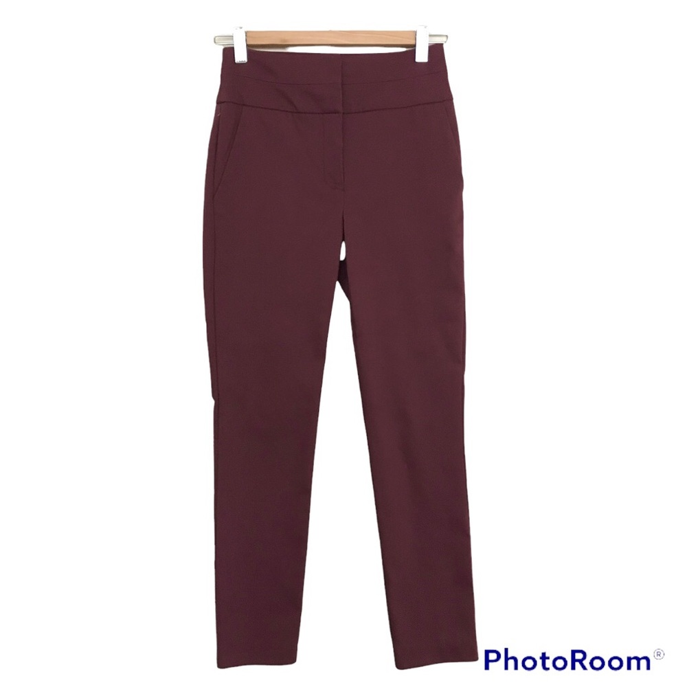 Ever New Burgundy Hi-Rise Skinny Pants | Size 2P